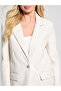 Faux leather blazer - 3