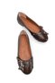 Siri Mina Orthopedic Women's Ballerinas 001202 Brown Rustic - 3