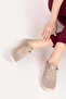 Genuine Leather Comfortable Stretchy Lightweight Casual Shoes with Sole - 5