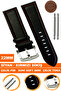 Soft Leather Watch Band Strap Compatible with 22mm Watches Al11Soft22Mm