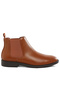 Men's Faux Leather Chelsea Boots in Tan - 2