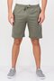 Men Solid Basic Shorts, Olive