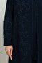 Women's Flower-Embroidered Stylish Pants Suit - 4