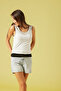 T-Shirt with Contrast Trim Detail