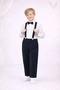 Boys' Shirt, Pants, and Suspender Bow Tie Set Special Occasion Suit