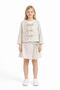 Stylish 3-Piece Set for Girls with Bow Closure Style Shorts and Skirt - 4