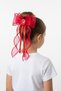 23 April Special Occasions Ataturk Bow t Tulle with Bow for School and Daily Use Clip Buckle Red
