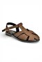 Y250303002 Brown Suede Women Sandals - 5