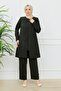 Women's Flower-Embroidered Stylish Pants Suit - 5