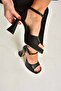 Y404850209 Black Block Heel Pack Women's Shoes