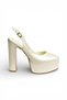 Y246195109 Color Platform Thick Heeled Women's Evening Dress Shoes - 6