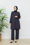 Women's Flower-Embroidered Stylish Pants Suit - 7