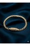 3S Gold Steel Bracelet with Twisted Detail - 2