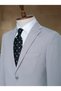 Gray Sport Classic Italian Style S Slim Fit Men's Blazer Jacket - 2