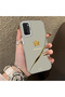 Oppo A54 4g Compatible Silicone Edge Hard Back Anti-Fall Phone Case Apple Patterned