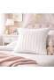 White Plush Cushion Cover 43X43 cm Soft-Textured Decorative Armchair Pillowcase - 2