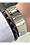 Silver Color Functions Active Original Men's Wrist Watch + Bracelet - 4