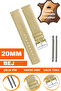 Genuine Leather Watch Band Strap Compatible with 20mm Watches L04Mk-20Mm