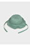 قبعة قطنية ممشطة للفتيات الصغيرات مزدوج الوجهين بلون النعناع - 2