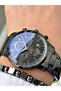 Black Color Functions Active Fashion Men's Wrist Watch + Bracelet with Gift - 3