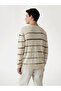 Linen-blend striped sweater - 4