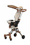 Foldable Baby Stroller with Canopy – Lightweight Push Ride-On with 360° Wheels