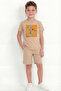 Boy's Printed Shorts Set B20