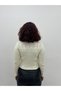 Women's Lace-Like Knit Half Turtleneck Sweater Knitwear Patterned Stylish Comfortable Casual Combination Sweater - 2