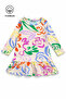 Girl Child Stretch Fabric Single Jersey Dress - Patterned Daily Transitional Children's Dress - 2