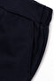 Women's Meliss Slim Two-Thread Regular Waist Elastic Loose Wide-Leg Eat Pants Dark Blue - 4