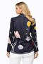 Women’s Graphic Printed Blazer Jacket - 2