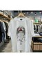 Diamond Stone Women's Face Printed 100% Cotton Oversized Loose Fit Regular Fit Crew Neck T-Shirt