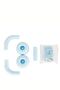 Blue Cornered (L) and (U) Shaped Bathroom Shower Pipe (80*80*80 cm) - 4