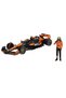 1:24 Mclaren Mcl 38 Miami Grand Prix 2024 Formula 1 Racing Car with Figure 4 Lando Norris - 6