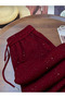 Glow Silvery Glitter Stone Detailed Baggy Sweatpants - 4