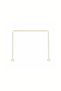 Cream-Colored Corner (L) and (U) Shaped Bathroom Shower Pipe (80*80*80 cm)