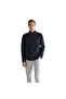 Men's Black Regular Fit Button Collar Linen Shirt - 2