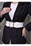 Gold Buckled Elastic Belt Dress Belt I Shirt Belt I Jacket Belt I