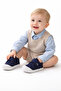 Poyra Bebe Velcro Strap Anatomical Casual Shoes for Girls and Boys - 6