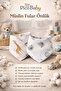 100% Cotton Muslin Fabric / with Snap Fasteners / Patterned / Baby Drool Bib & Scarf (6 Pieces) - 5