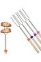 12 Pcs Marshmallow Roasting Sticks, Extendable Barbecue Fork - 5