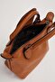Camel İp S مهدّب Charm Detailed Handmade Bag حقيبة - 3
