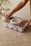 8-Compartment Silicone Vacuum Lid Breakfast Presentation Set - Multifunctional Set of Bag - 3