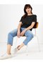 Jakarlı Straight Fit Bluz