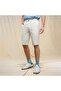 Men's Slim Linen Cotton Bermuda Shorts - 3
