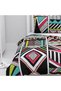 Children's Room Cotton Lu Duvet Cover Set Bed Sheet Sız Soyut Geometrik No.55104 - 7