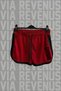 Gym Girl Lettering Printed with Side Strips Piped Detail Women's Sports Running and Fitness Shorts - 2