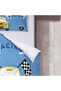 Children's Room Cotton Lu Duvet Cover Set Bed Sheet Sız Yarış Arabası - 5