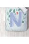 Children's Room Cotton Lu Duvet Cover Set Bed Sheet Sız Baş Letter and Flower Wreath - 6