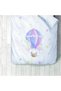 Children's Room Cotton Lu Duvet Cover Set Bed Sheet Sız Hot Air Balloon and Cat - 6